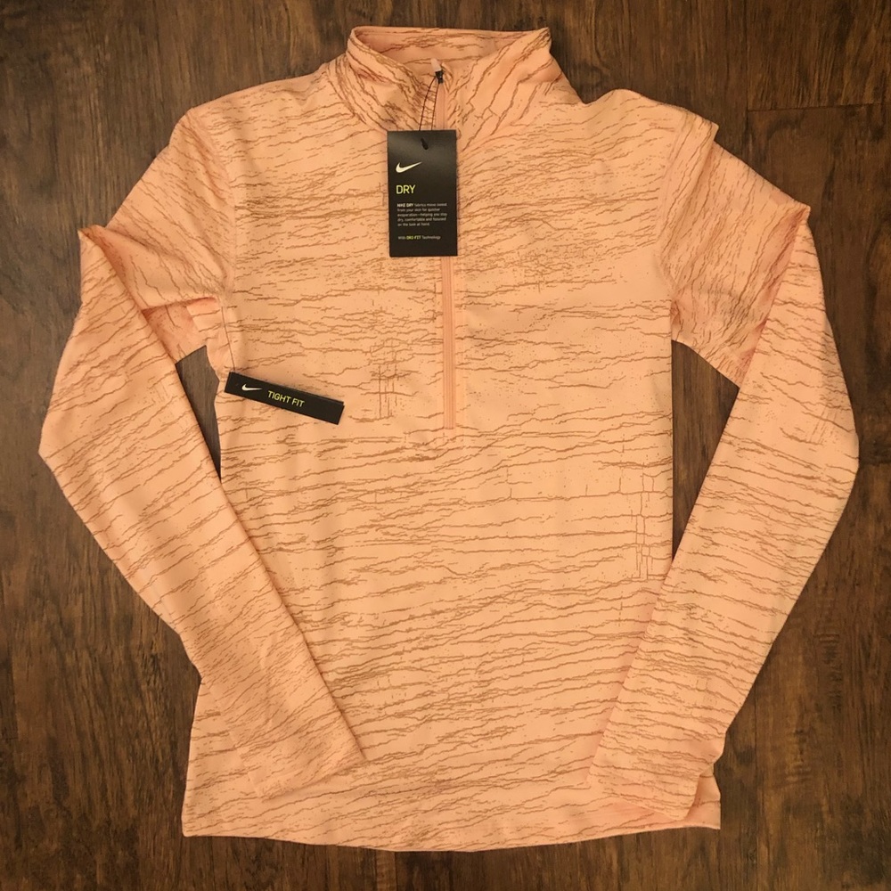BRAND NEW Nike Half-Zip Long-Sleeve Dri-Fit Top